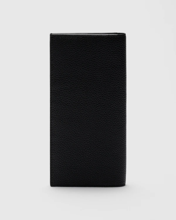 Card Holder Deer Print Calfskin Coat Wallet
