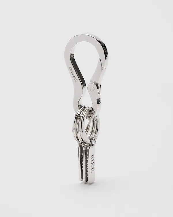 Loop Keyring Enameled Steel Charm