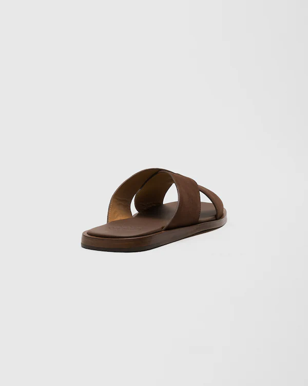 Oriyah Suede Crisscross Sandal