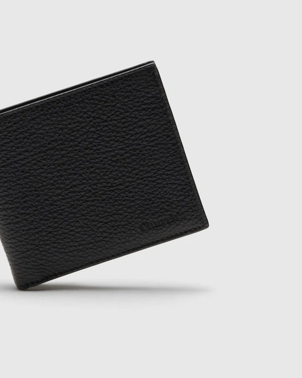 Billfold Wallet Deer Print Calfskin Wallet