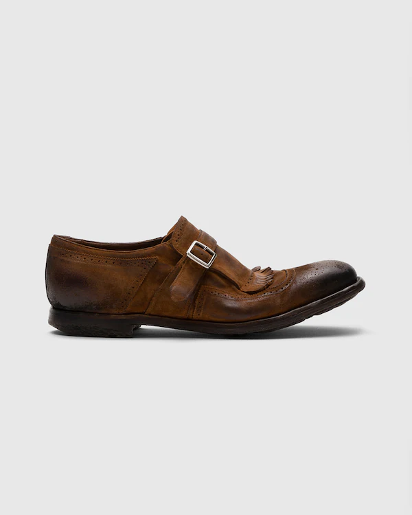 Shanghai Vintage Suede Buckle Loafer