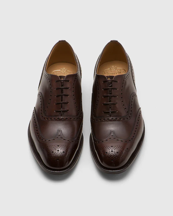 Chetwynd Bleached Calfskin Oxford Brogue