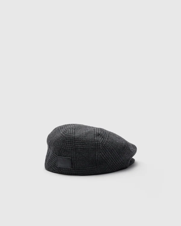 Driving cap Prince of Wales Wool Driver Cap