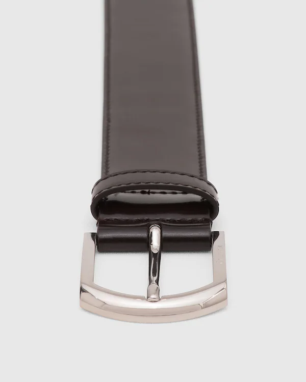 Classic Buckle Belt Polished Binder