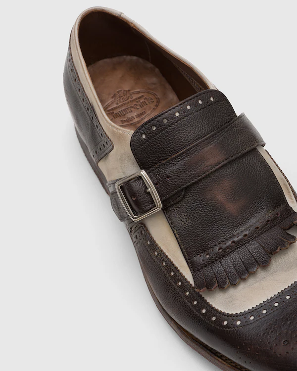 Shanghai Glacè calf and Nabuk Loafer