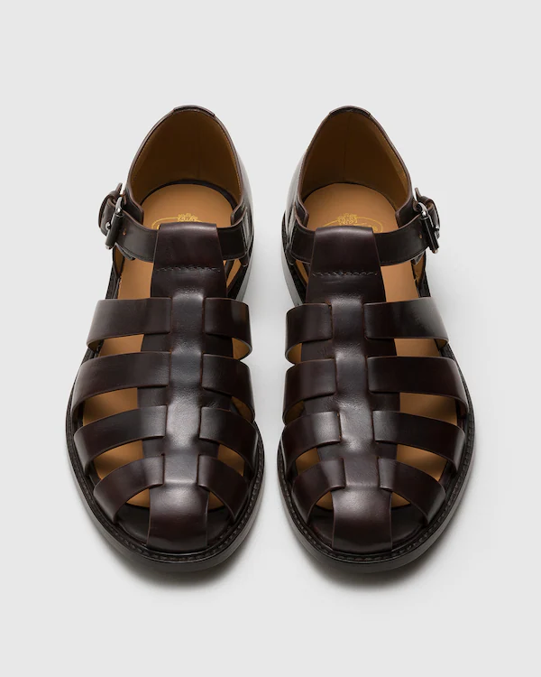 Fisherman Calfskin Leather Sandal