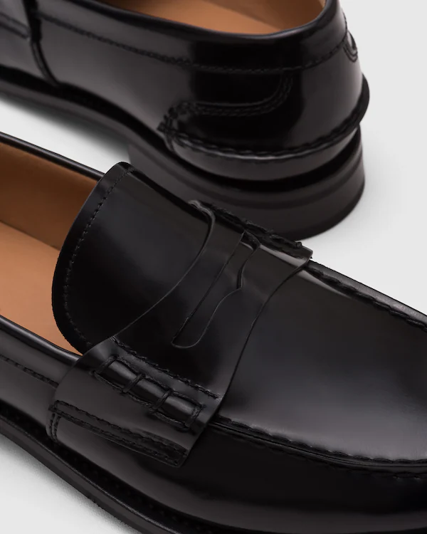 Pembrey W Polished Fumè Loafer