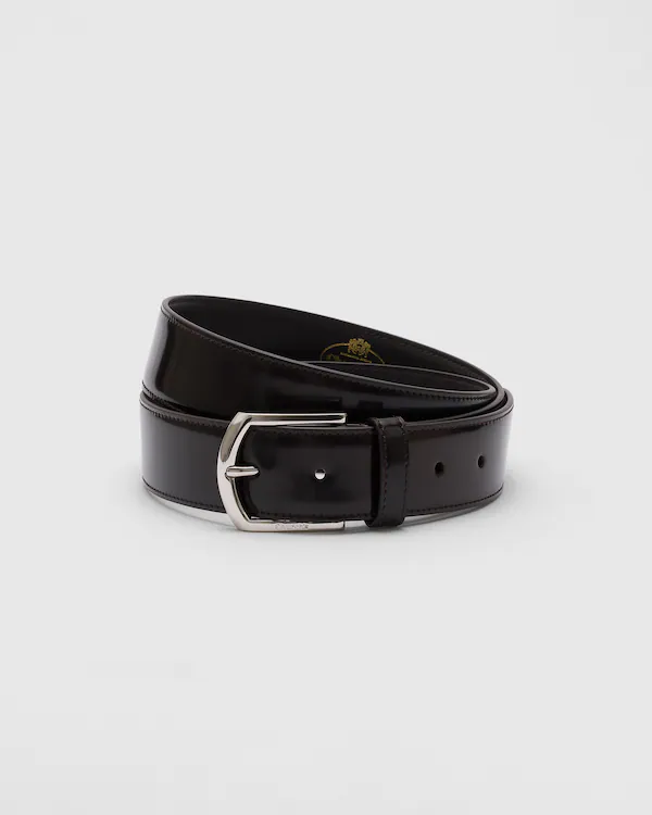 Classic Buckle Belt Brushed leather belt