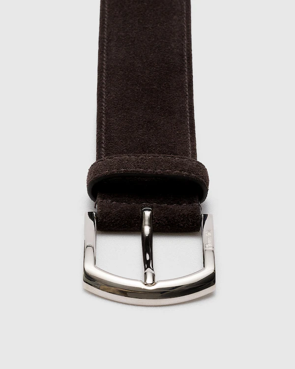 Classic Buckle Belt Suede Belt