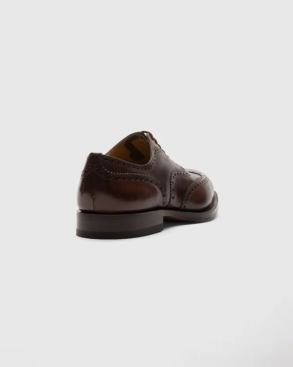 Burwood Bleached Calfskin Oxford Brogue