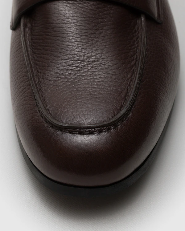 Milton Deerskin Loafer with Antique Finish