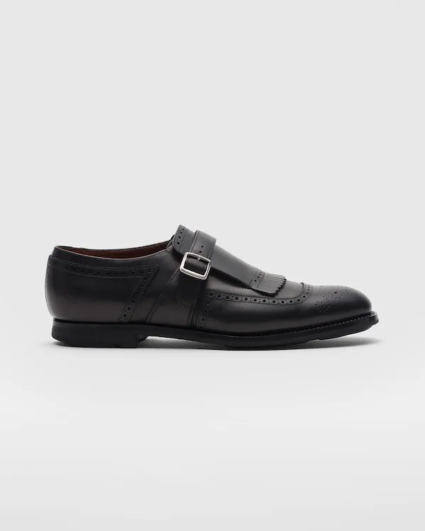 Shanghai Decò Calf Leather Monk Strap Loafer