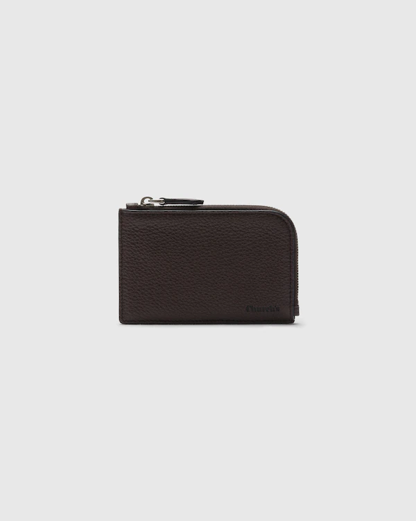 Card Holder Deer Print Calfskin Card Holder