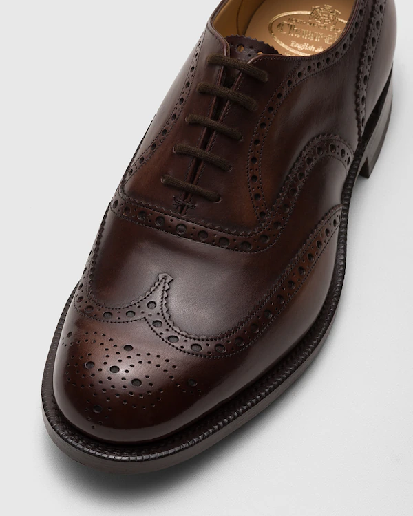 Burwood Bleached Calfskin Oxford Brogue