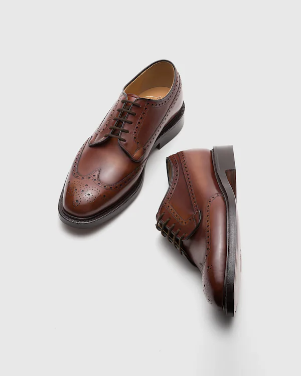 Grafton 173 Bleached Calfskin Derby Brogue