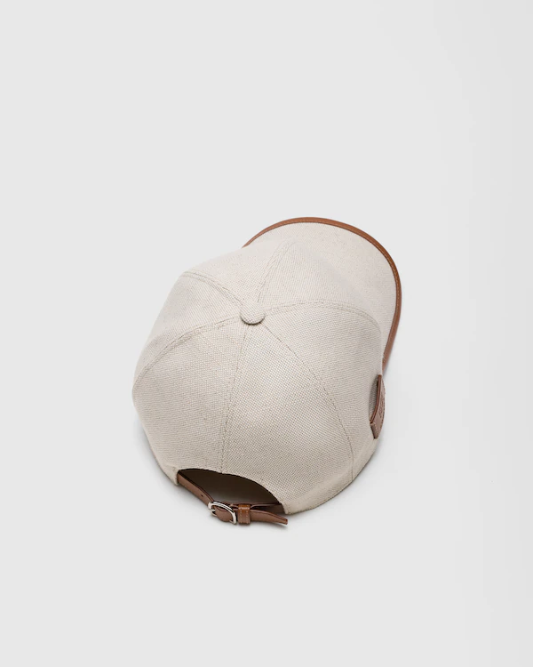 Cap Linen Blend Baseball Cap