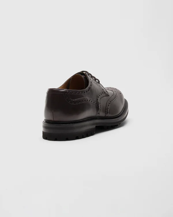 Mc Pherson LW Fumé Brushed Leather Derby Brogue