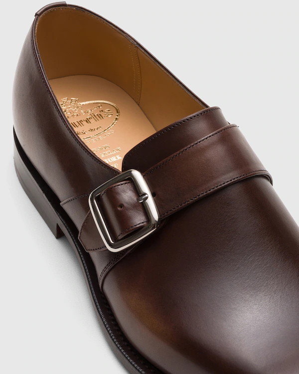 Westbury Bleached Calfskin Monk Strap